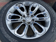 20" Dodge Ram 1500 OEM Laramie Long Horn 2677 wheels rims 2023 2024 2025 2026 Texas Truck Tire