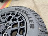 18" Toyota Tundra TSS T FORCE TRD OEM black wheels rims Sequoia 2025 2026 NEW Texas Truck Tire