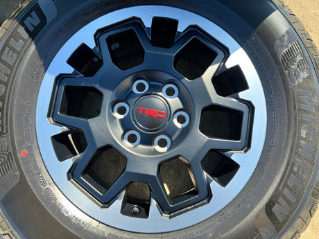 18" Toyota Tacoma 4Runner TRD OEM 94199 wheels rims 2024 2025 2026 NEW MICHELIN Texas Truck Tire