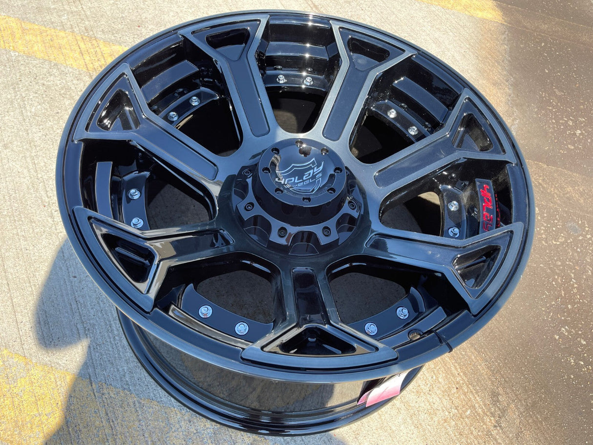 20x10 4Play 4P70 rim wheel -24 Chevy Ford Ram F-150 Silverado 6x139 6x135 Texas Truck Tire