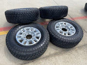17" Chevy Silverado GMC Sierra 2500 OEM 5948 wheels rims FIRESTONE X/T 33" Texas Truck Tire