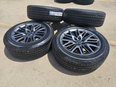 22" Ford F-150 LIMITED Plus OEM 94221 rims wheels Expedition 2024 2025 2026 NEW Texas Truck Tire
