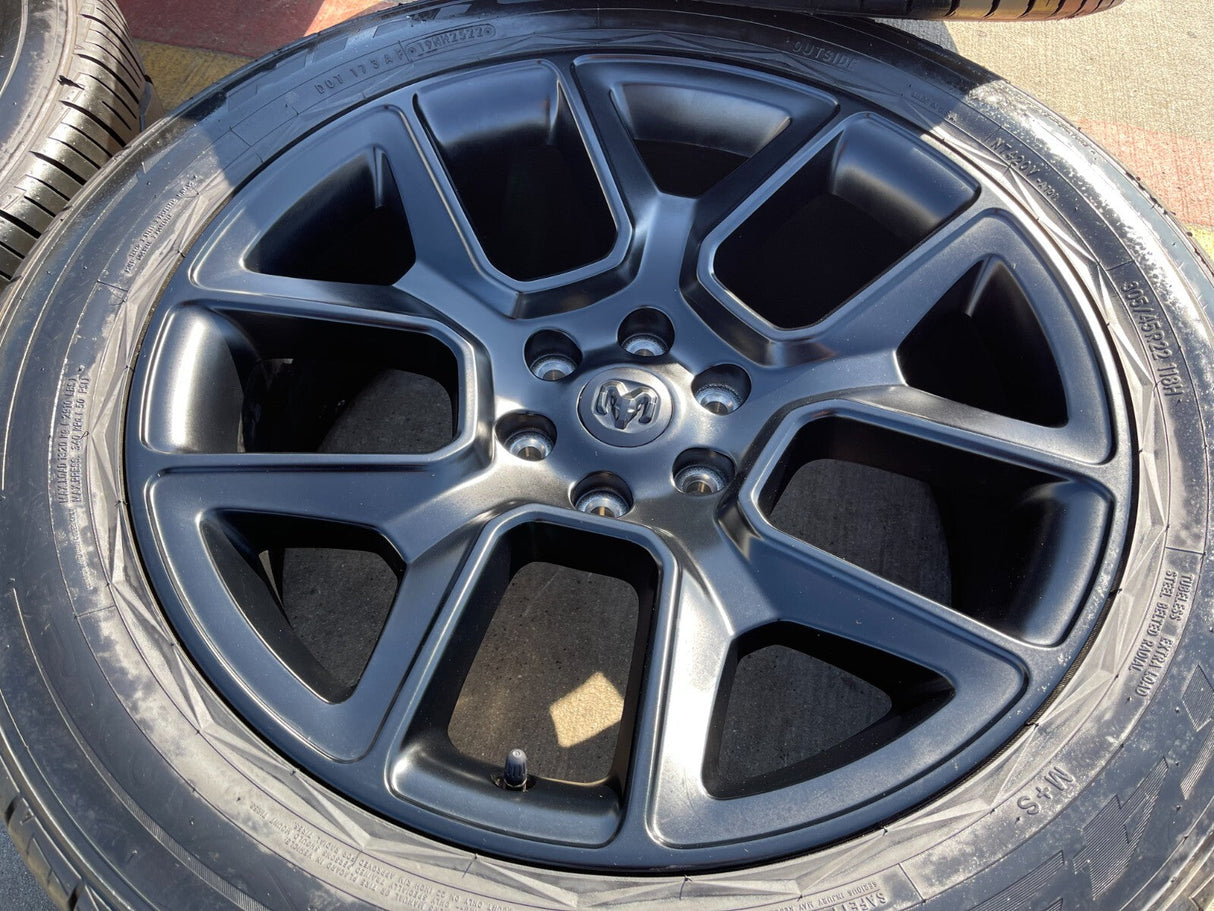 22" Dodge Ram 1500 OEM LIMITED Laramie 2684 2725 wheels rims Texas Truck Tire
