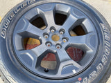 (1) 20" Dodge Ram 1500 OEM Laramie Black 2680 wheel Spare 2024 2025 2026 Texas Truck Tire
