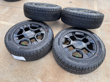18" Kia Telluride X-PRO OEM wheels rims Sorento Sedona CONTINENTAL 2026 2027 NEW Texas Truck Tire