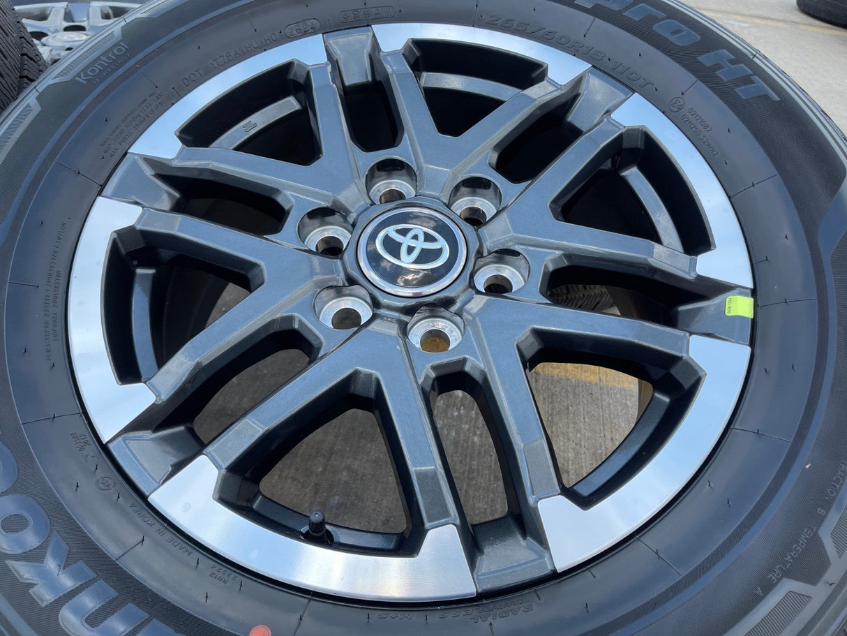 18" Toyota Tacoma 4Runner LIMITED OEM 10641 wheels rims 2024 2025 2026 NEW Texas Truck Tire