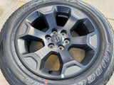 (1) 20" Dodge Ram 1500 OEM Laramie Black 2680 wheel Spare 2024 2025 2026 Texas Truck Tire