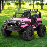 Kimbosmart 24V 4WD Children's Electric Ride-On Truck with Remote Control and Battery Level Alert