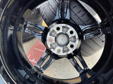 19" + 20" Chevy Corvette C8 OEM 14007 14008 wheels rims BLACK TPMS Texas Truck Tire