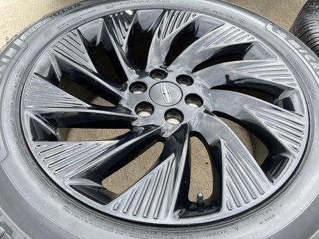 22" Lincoln Navigator OEM 10665 rims wheels BLACK LABEL 2025 2026 MICHELIN NEW Texas Truck Tire