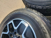 18" Ford Ranger Bronco wheels rims tires black 95213 tires 2023 2024 2025 NEW Texas Truck Tire