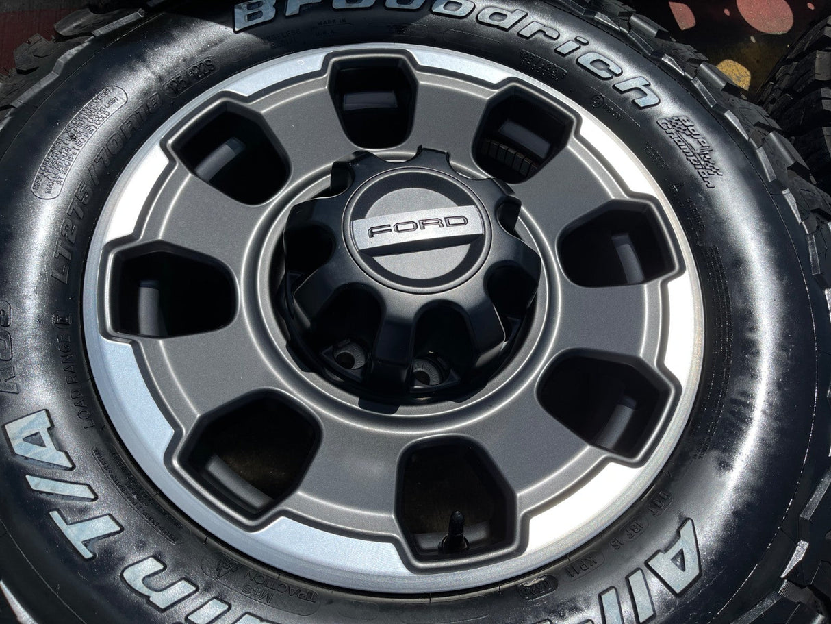 18" Ford F-250 F-350 OEM TREMOR rims wheels 10482 tires BFG KO3 A/T 33" NEW Texas Truck Tire