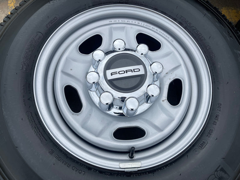 17" Ford F-250 F-350 OEM 3828 wheels rims tires MICHELIN LTX A/T2 NEW Texas Truck Tire