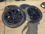 22" Lincoln Navigator OEM rims wheels Black Label 95384 10496 tires PIRELLI NEW Texas Truck Tire