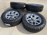 20" Dodge Ram 2500 3500 LARAMIE OEM 2562 CHROME wheels rims NEW 35" Texas Truck Tire