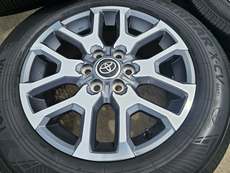 20" Toyota Tundra TSS TRD OEM wheels rims 95359 75277 Sequoia 2023 2024 2025 Texas Truck Tire