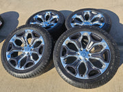 22" Dodge Ram 1500 OEM LIMITED Laramie wheels rims 2685 GRAY 2022 2023 2024 2025 Texas Truck Tire