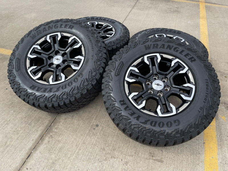 18" Chevy Silverado ZR2 Tahoe TRAIL BOSS Sierra OEM 95415 wheels rims tires NEW Texas Truck Tire