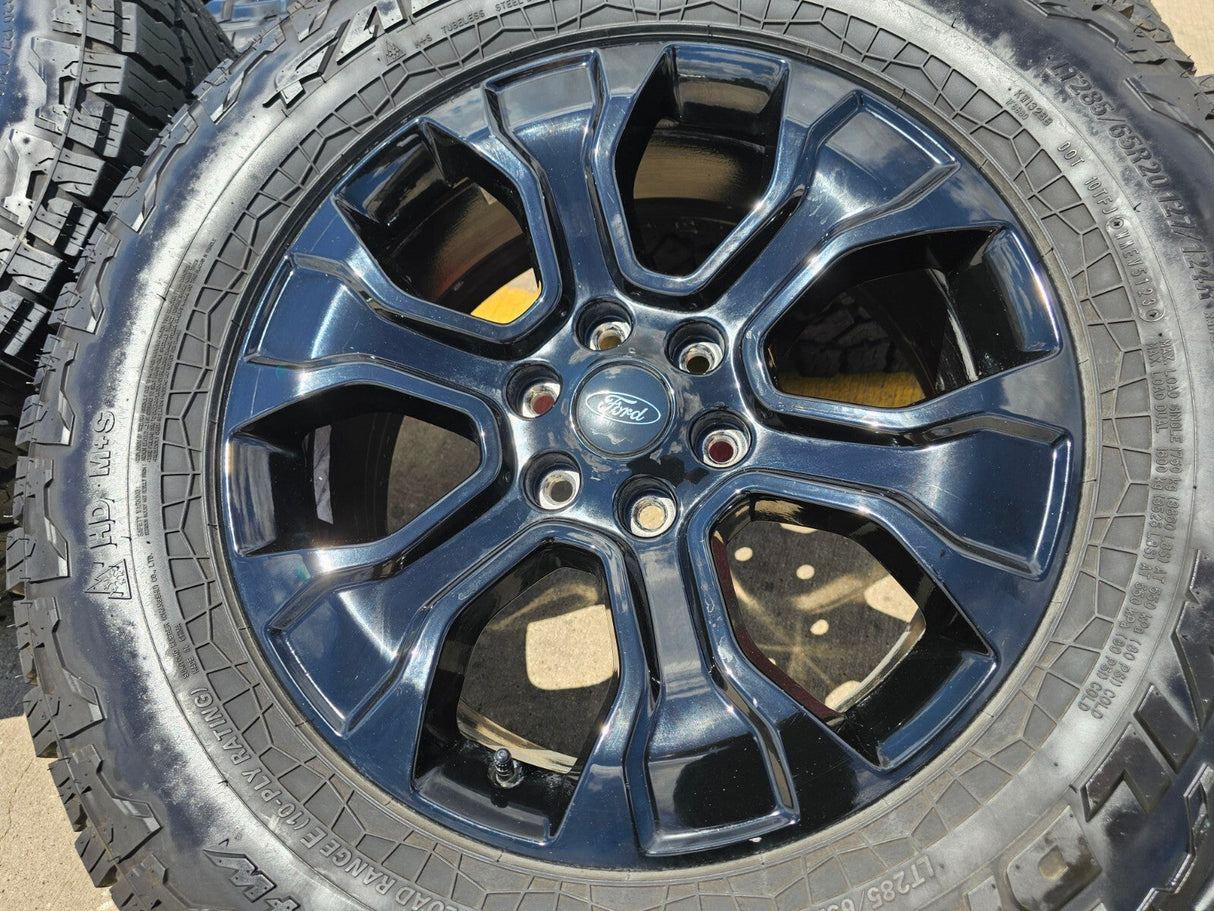 20" Ford F-150 PLATINUM OEM rim wheel 10348 Expedition FALKEN A/T4 35" Texas Truck Tire