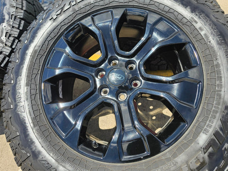 20" Ford F-150 PLATINUM OEM rim wheel 10348 Expedition FALKEN A/T4 35" Texas Truck Tire