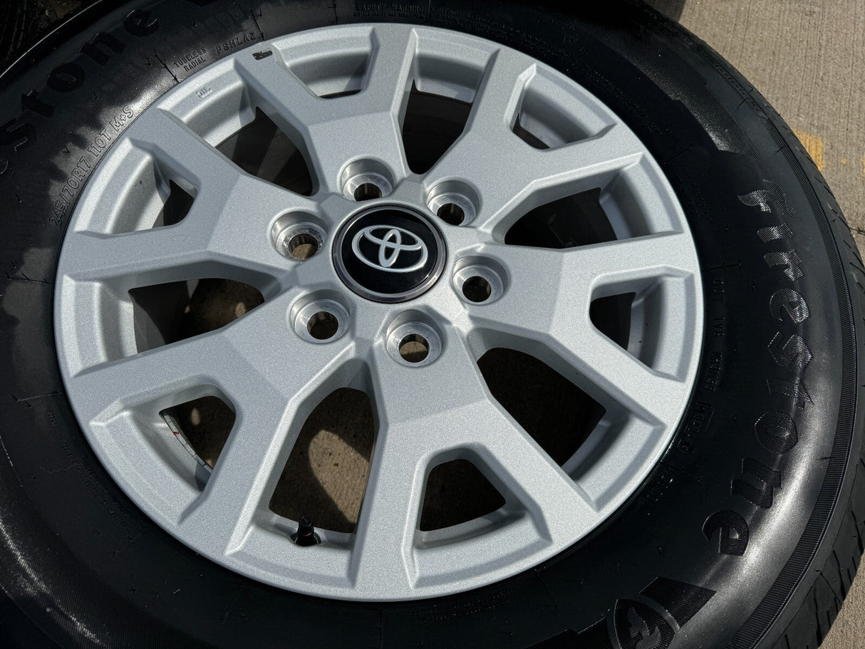 17" Toyota Tacoma 4Runner TRD OEM 94254 10637 wheels rims 2024 2025 2026 NEW Texas Truck Tire