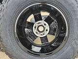 17" Ford F-150 OEM black Tremor rims wheels tires 10339 A/T4 2024 2025 2026 NEW Texas Truck Tire
