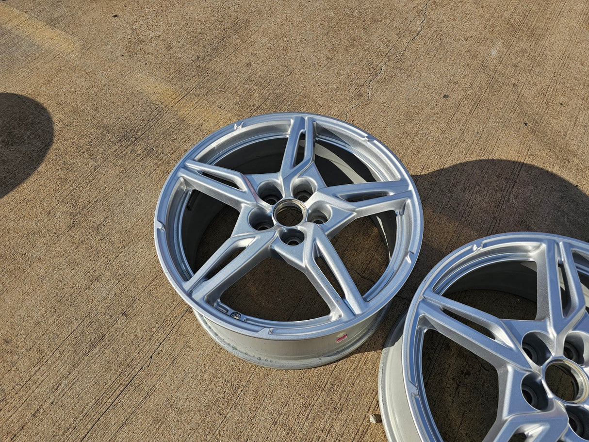 19" Chevy Corvette C8 OEM wheel rim 14007 96704 FRONT 2023 2024 2025 2026 NEW Texas Truck Tire