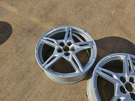 19" Chevy Corvette C8 OEM wheel rim 14007 96704 FRONT 2023 2024 2025 2026 NEW Texas Truck Tire