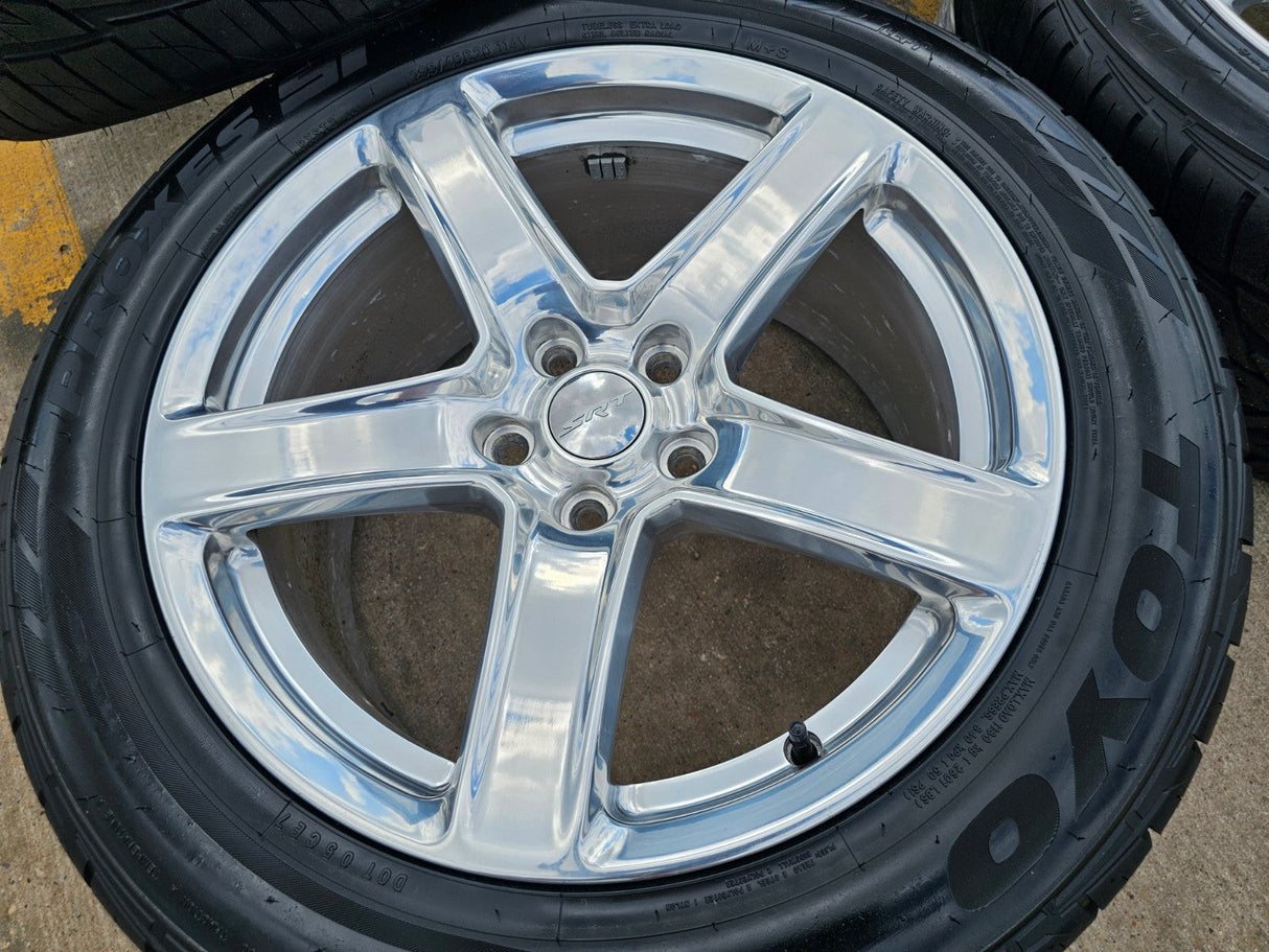 20" Jeep Grand Cherokee SRT Trackhawk OEM 9172 wheels rims tires NEW Texas Truck Tire
