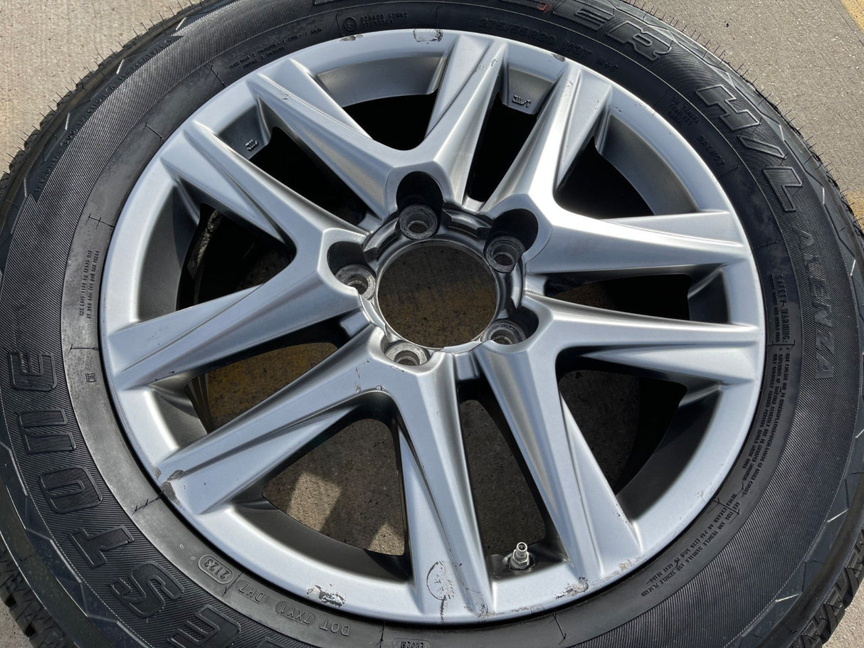 20" Lexus LX570 Toyota Land Cruiser OEM 74280 wheel rim spare BRIDGESTONE Texas Truck Tire