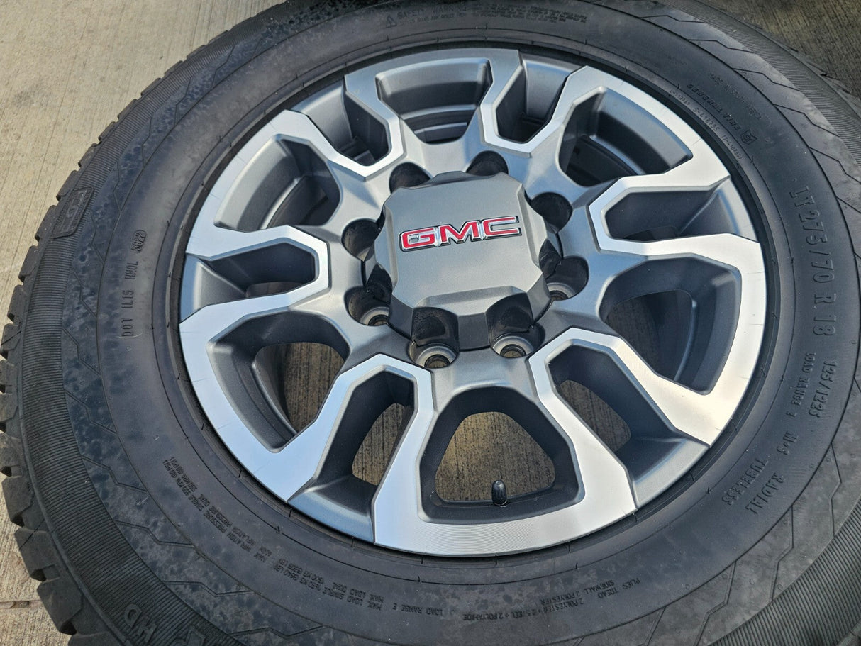 18" GMC Sierra AT4X Chevy Silverado 2500 3500 OEM 5949 wheels rims GENERAL Texas Truck Tire