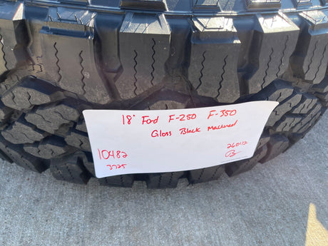 18" Ford F-250 F-350 OEM TREMOR rims wheels 10482 DURATRAC R/T 35" 2025 2026 NEW Texas Truck Tire