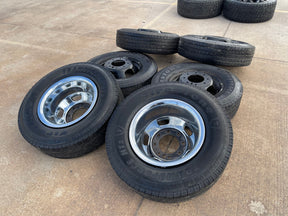 17" Dodge Ram 3500 Dually Laramie 8x200 wheels rims 2703 2704 OEM DISCOUNTED Texas Truck Tire
