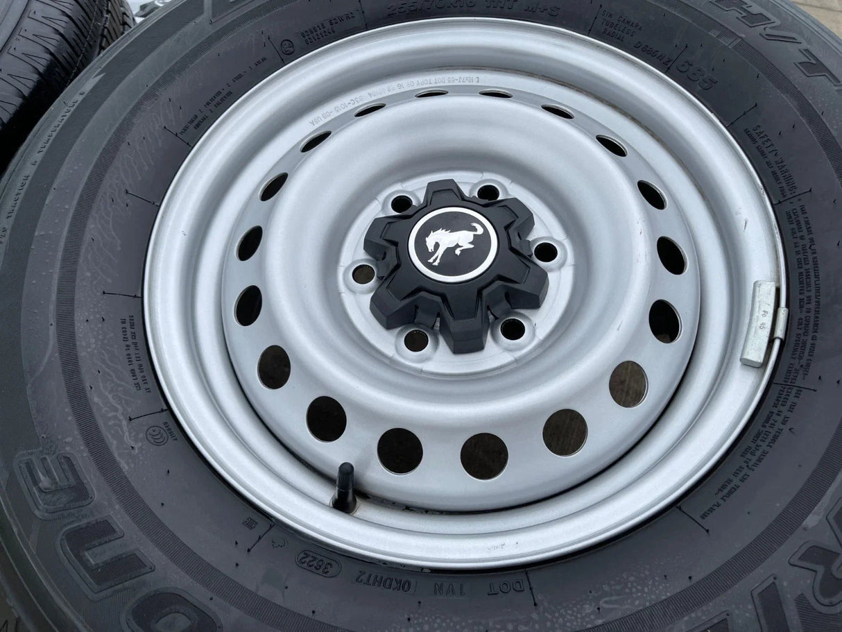 16" Ford Bronco steel wheels rims tires 10226 Ranger 2021 2022 2023 2024 2025 Texas Truck Tire
