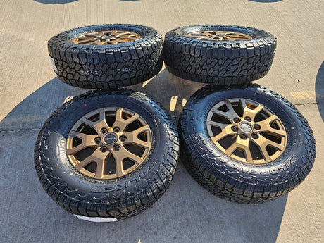 17" Toyota Tacoma 4Runner TRD OEM 94254 10637 BRONZE wheels rims 2025 2026 NEW Texas Truck Tire