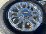 20" Chevy Silverado HIGH COUNTRY GMC Sierra AT4 2500 3500 OEM 95685 wheels rims Texas Truck Tire