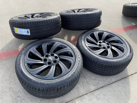 22" Lincoln Navigator OEM rims wheels Black Label 10497 NEW Texas Truck Tire