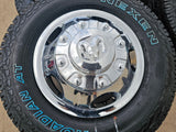 17" Dodge Ram 3500 Dually 8x200 wheels rims 2703 2704 OEM 2025 2026 NEW A/T Texas Truck Tire