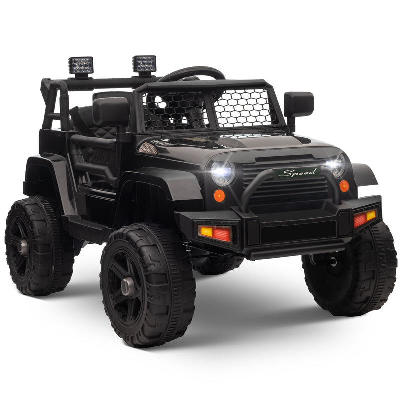 12V Battery-Powered Kids Ride-On Off-Road Truck Toy with Parent Remote Control
