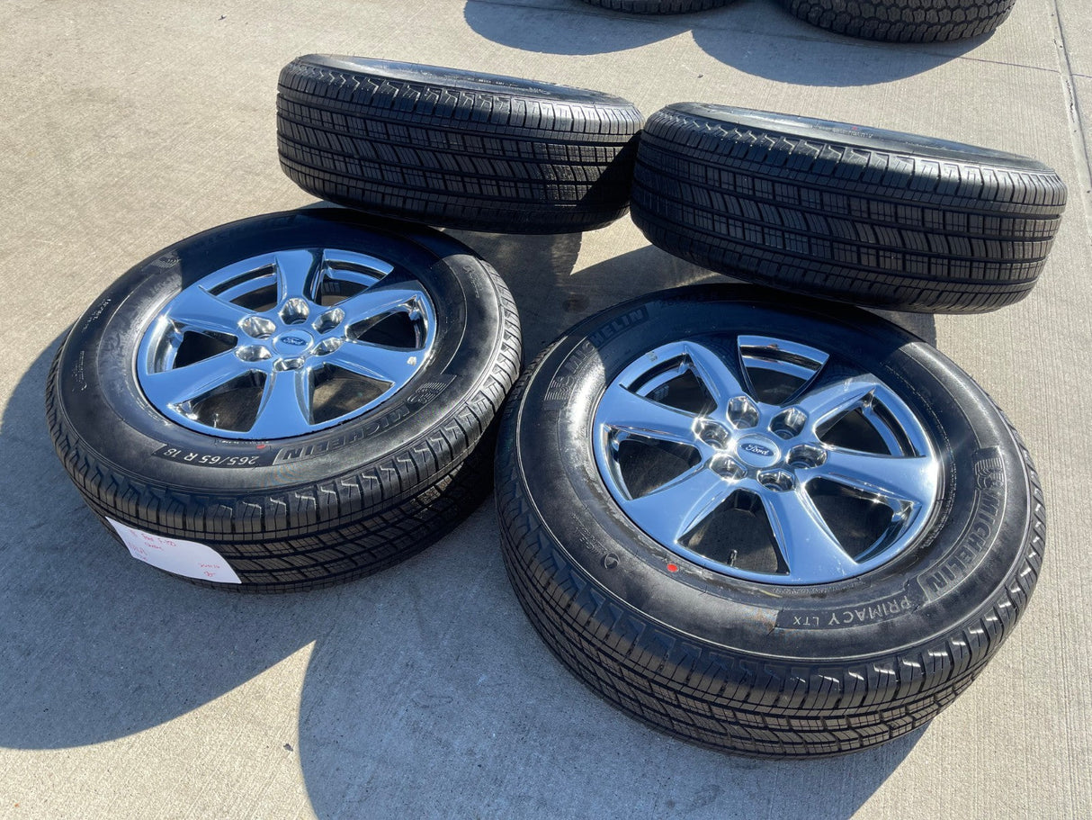 18" Ford F-150 Lariat OEM rims wheel 10168 tires Expedition MICHELIN NEW Texas Truck Tire