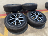 18" Jeep Grand Cherokee L OEM wheels rims 9285 95198 Durango 2025 MICHELIN NEW Texas Truck Tire