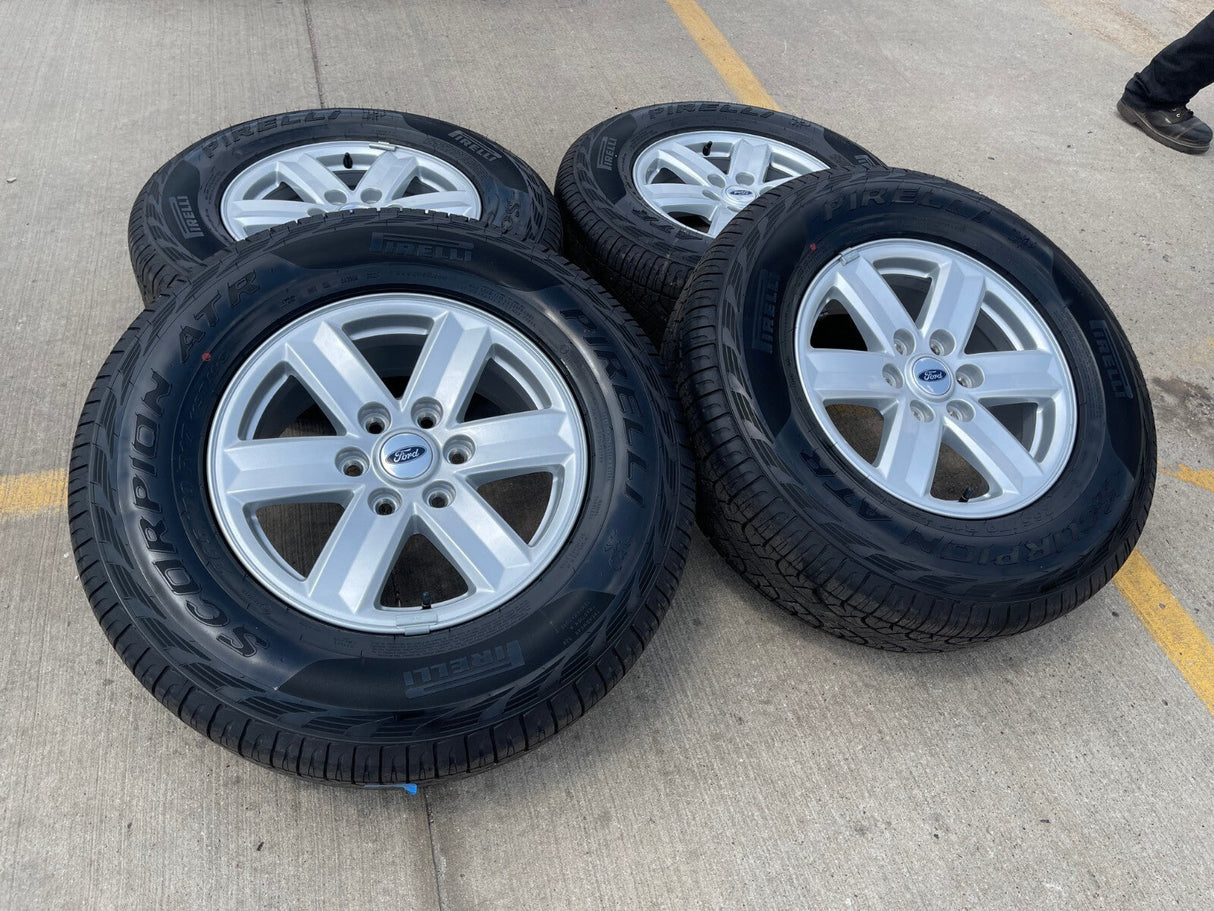 17" Ford F-150 Expedition OEM rims wheels 10339 tires 2025 2026 NEW PIRELLI A/T Texas Truck Tire