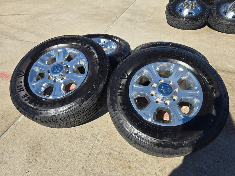 18" Ram 2500 3500 Laramie Power Wagon OEM wheels rims 2692 tires FIRESTONE Texas Truck Tire