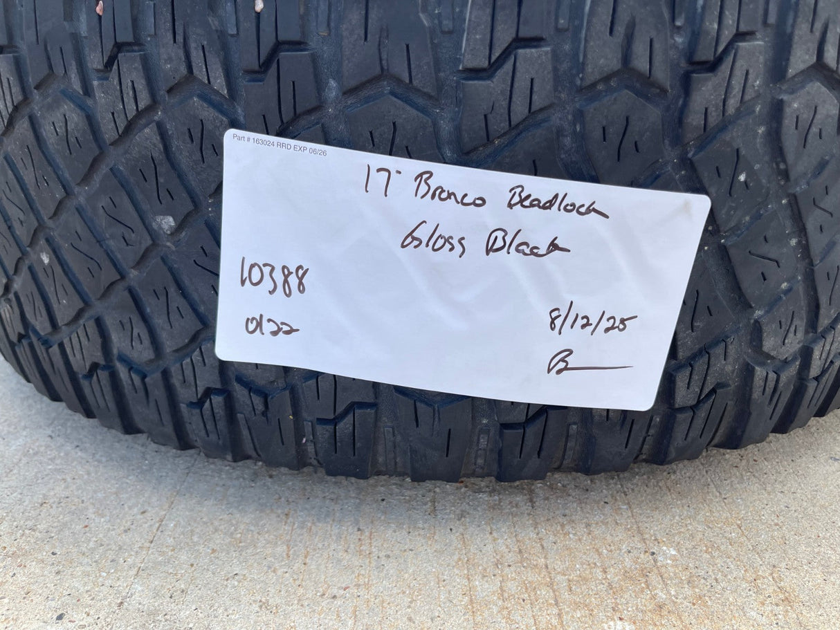 17" Ford Bronco SASQUATCH wheels rims BEADLOCK 10388 Ranger Texas Truck Tire