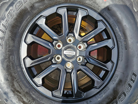 17" Ford F-150 Raptor OEM 10611 rims wheels Bronco 2025 2026 2027 BFG 35" NEW Texas Truck Tire