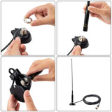UHF/VHF Dual Band Antenna – 136–490MHz Mobile Use TekShack