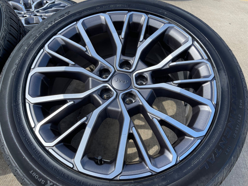 21" Jeep Grand Cherokee L OEM wheels rims 9290 Durango CONTINENTAL NEW Texas Truck Tire