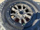 17" Jeep Wrangler 392 Gladiator Rubicon OEM 9304 95240 BEADLOCK wheels rims Texas Truck Tire