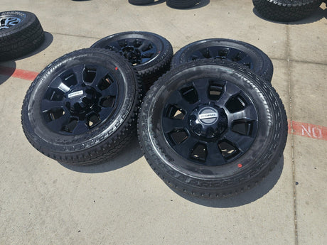 20" Ford F-250 F-350 Tremor OEM Black 10101 rims wheels tires NEW Texas Truck Tire