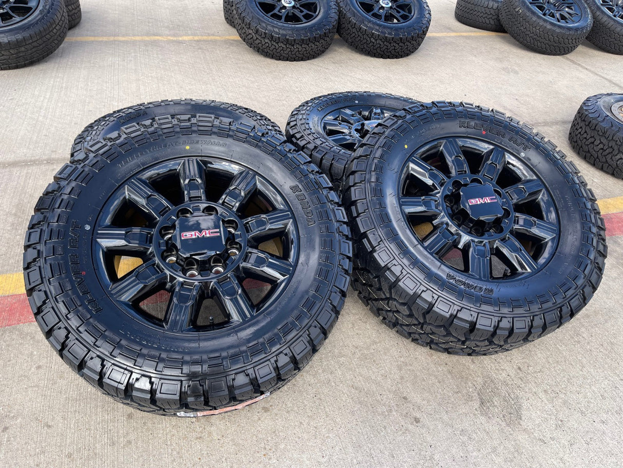 20" GMC Sierra AT4X 2500 3500 OEM 14137 5963 wheels rims Silverado NEW 35" R/T Texas Truck Tire